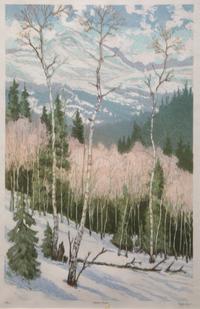 March Snow, Artist's Proof 2/2