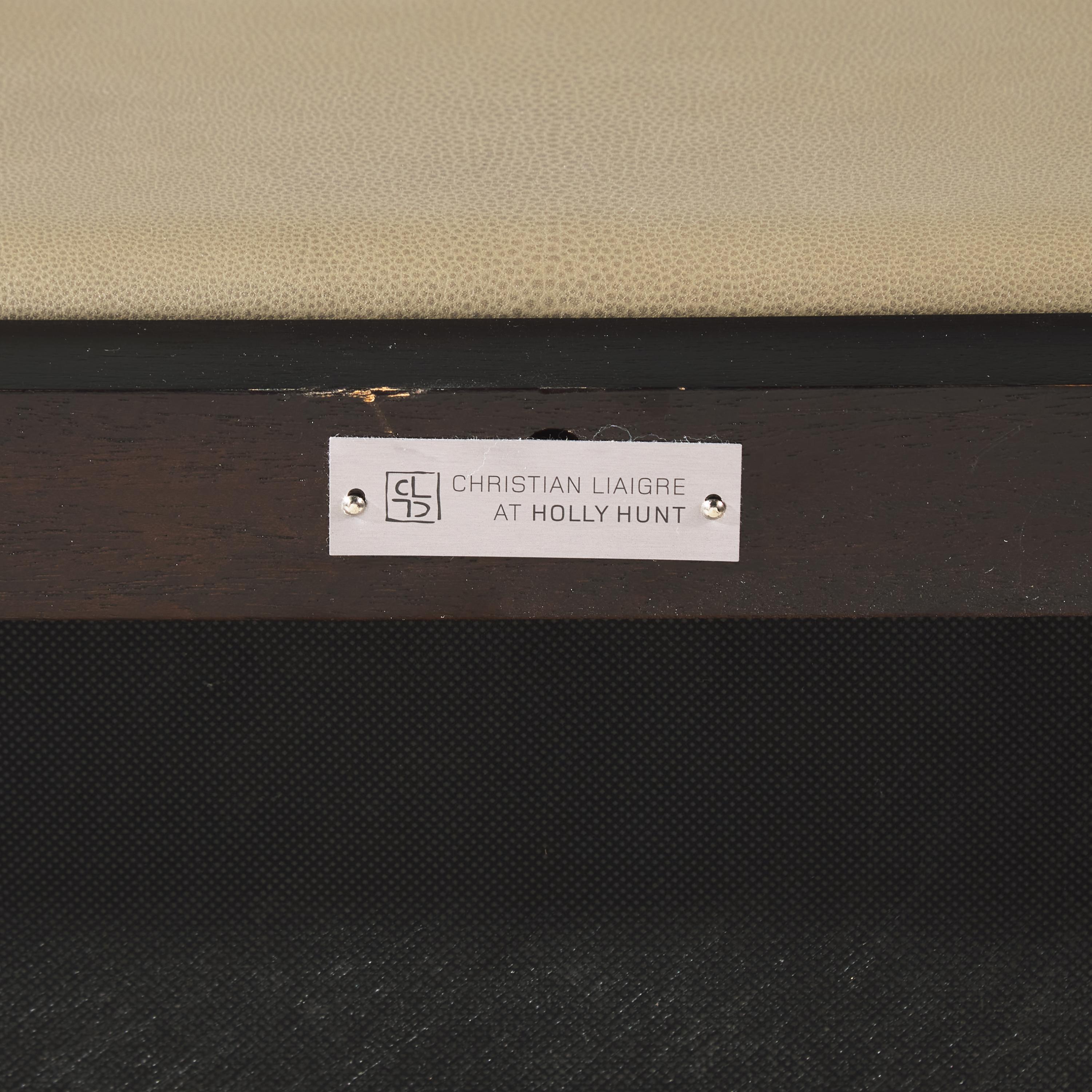 A Pair of Christian Liaigre Low Chairs