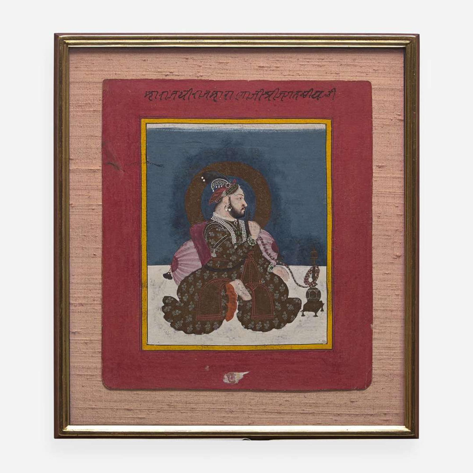 An Indian portrait of Jagat Singh II; and Nata Ragini from a dispersed ragamala 印度人物画两幅 18th century ????