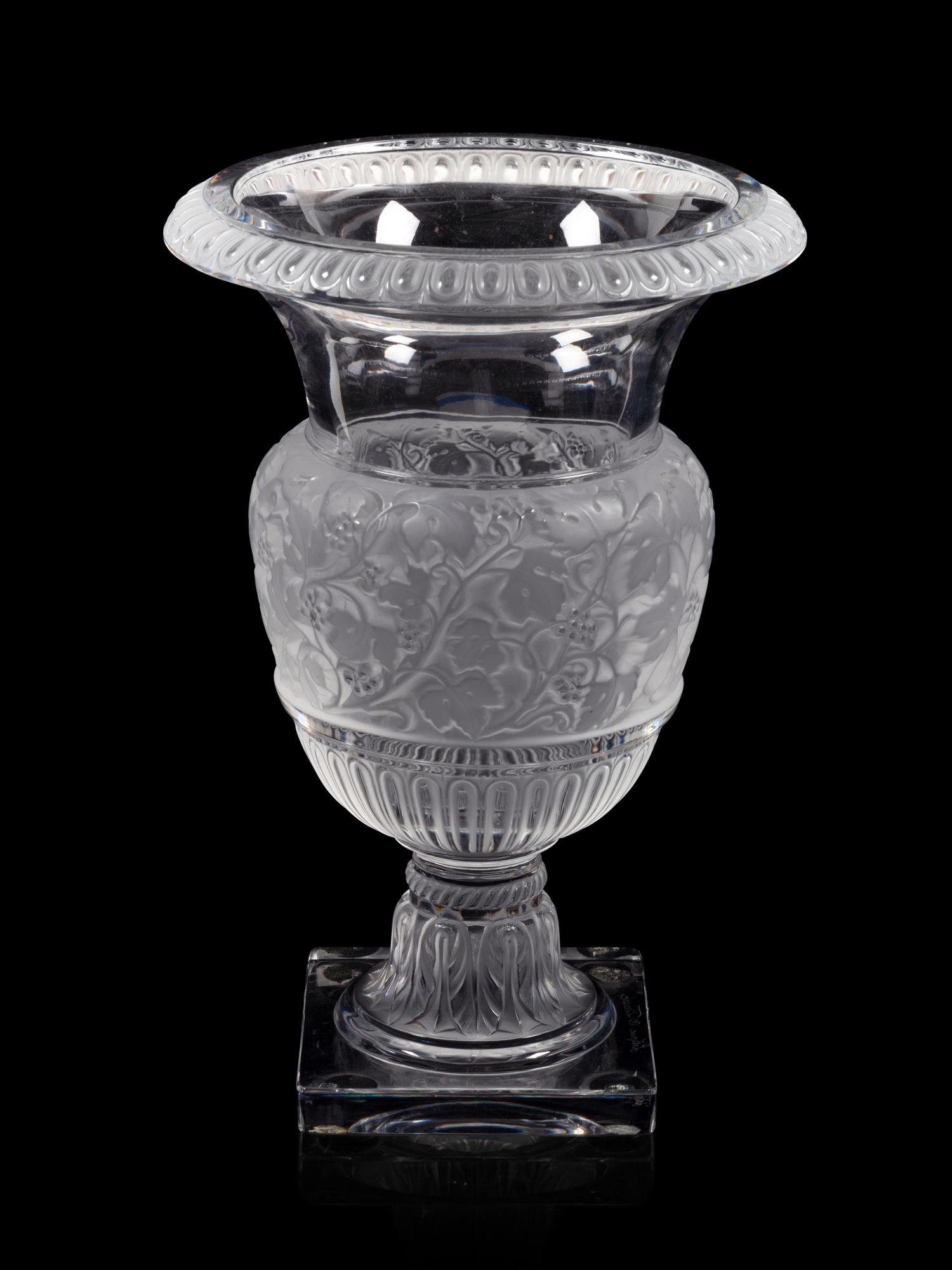 A Lalique Versailles Vase