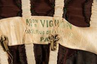 Two Silk Bustle Dresses, 1890s