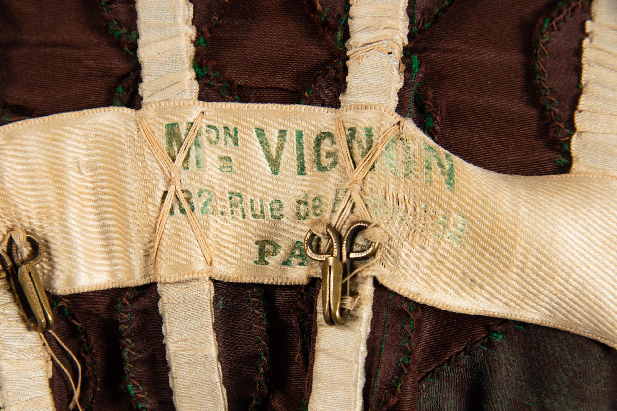 Two Silk Bustle Dresses, 1890s