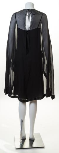 A Bill Blass Black Silk Cocktail Dress, Size 10.