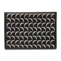 Alaïa, Black Laser-Cut Leather Clutch