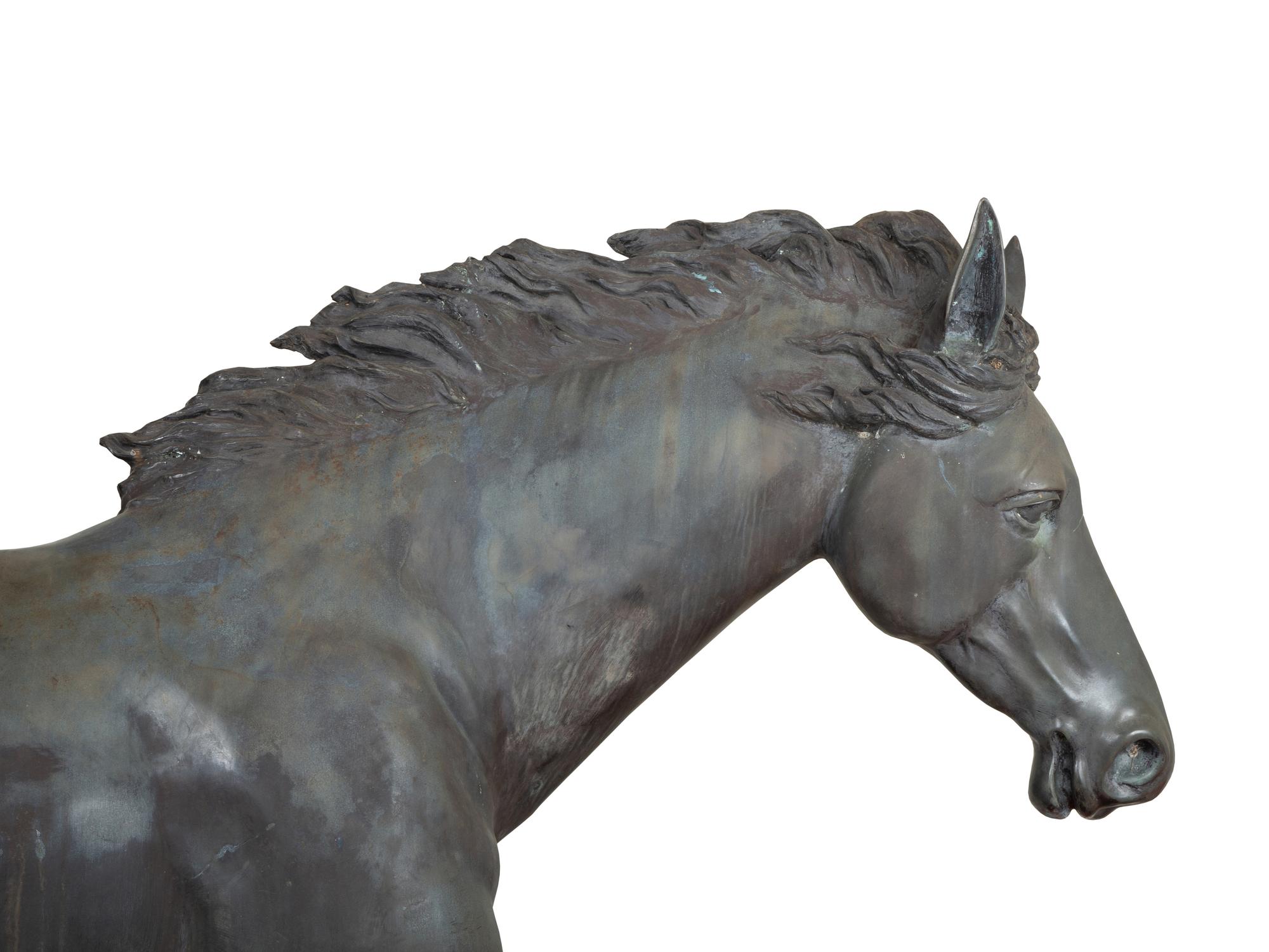 A Life-Size Bronze Model of Secretariat