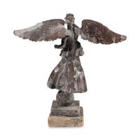 A Lead Garden Figure of Winged Victory