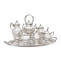 An American Silver Seven-Piece Tea and Coffee Service