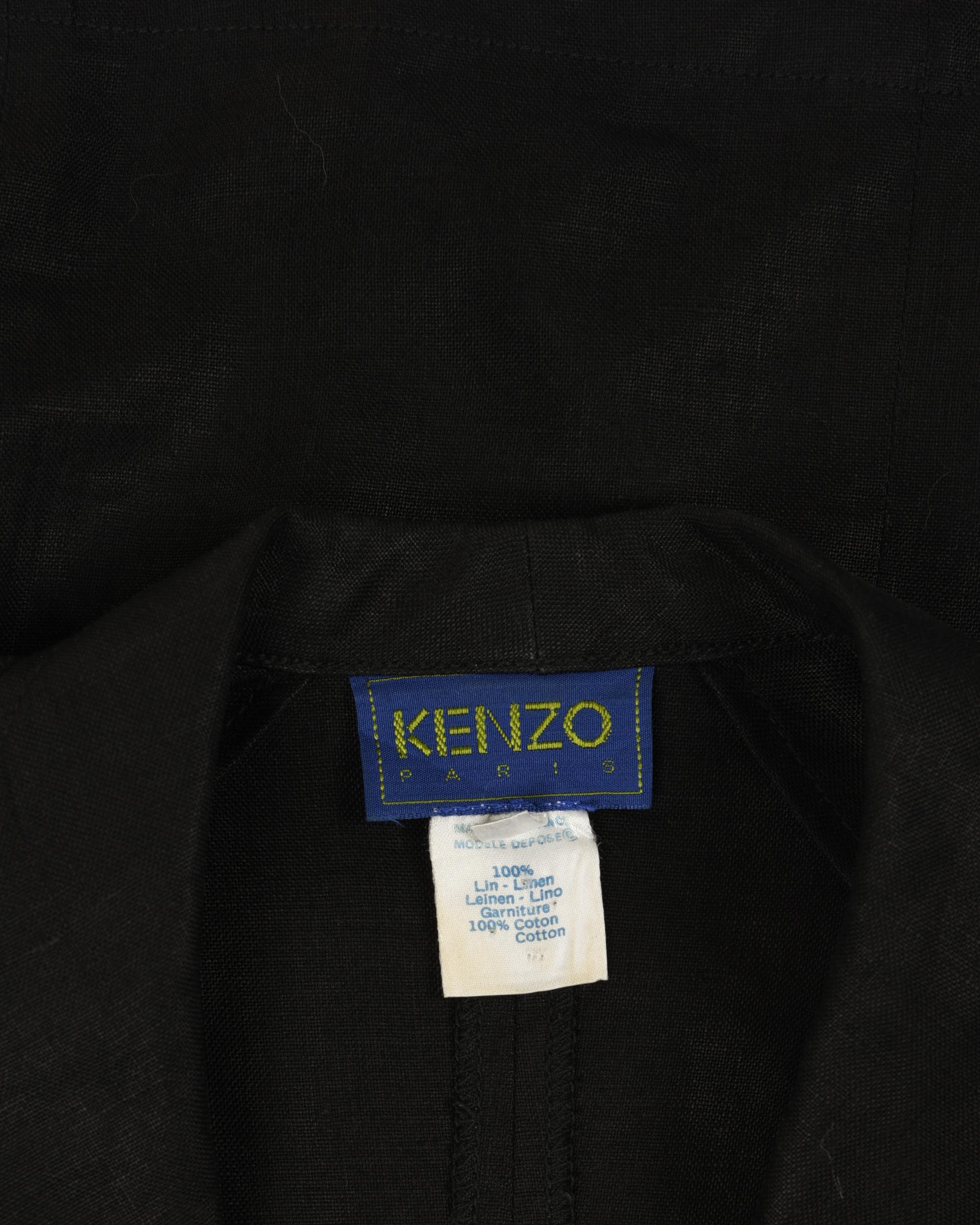 Eight Kenzo Items: One Dress, One Four-Piece Ensemble, One Two-Piece Jacket Ensemble, and One Vest