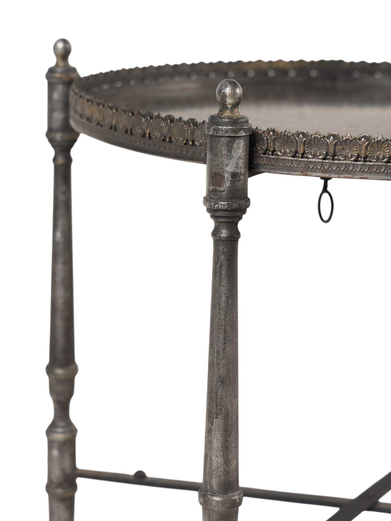 A French Metal Tray Table