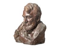 Avard Tennyson Fairbanks (1897-1987), A Bronze Bust Of Abraham Lincoln