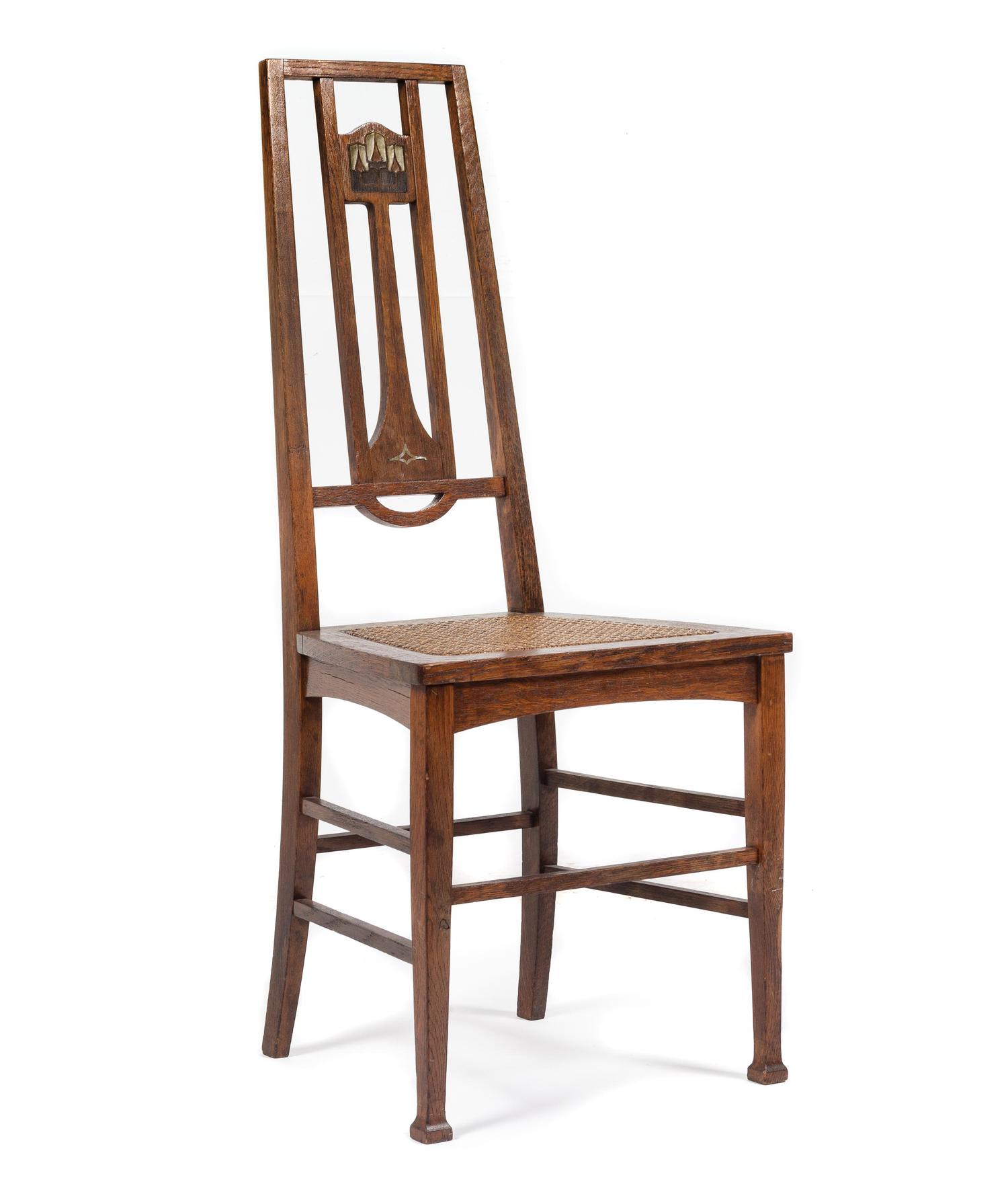 Inlaid Side Chair Luce Furniture Company, Grand Rapids, Michigan