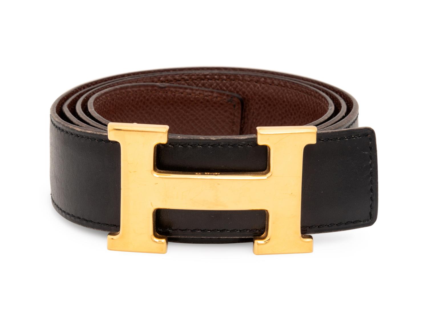 Collection of Hermès Items: Three Ties, One Belt