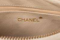 Chanel Cream Leather Camera Bag, 1986-1988