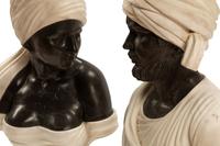 A Pair of Italian Marble Busts