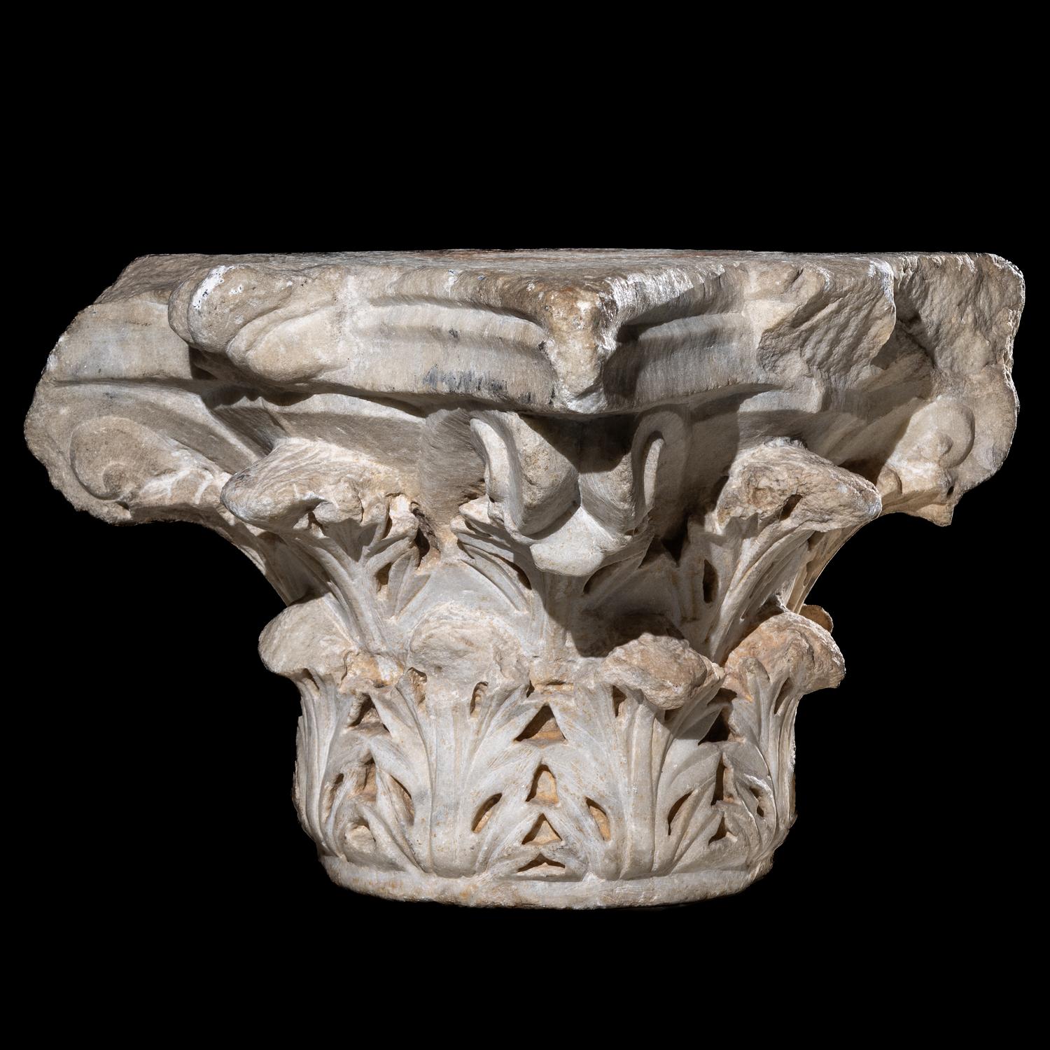 A Roman Marble Capital