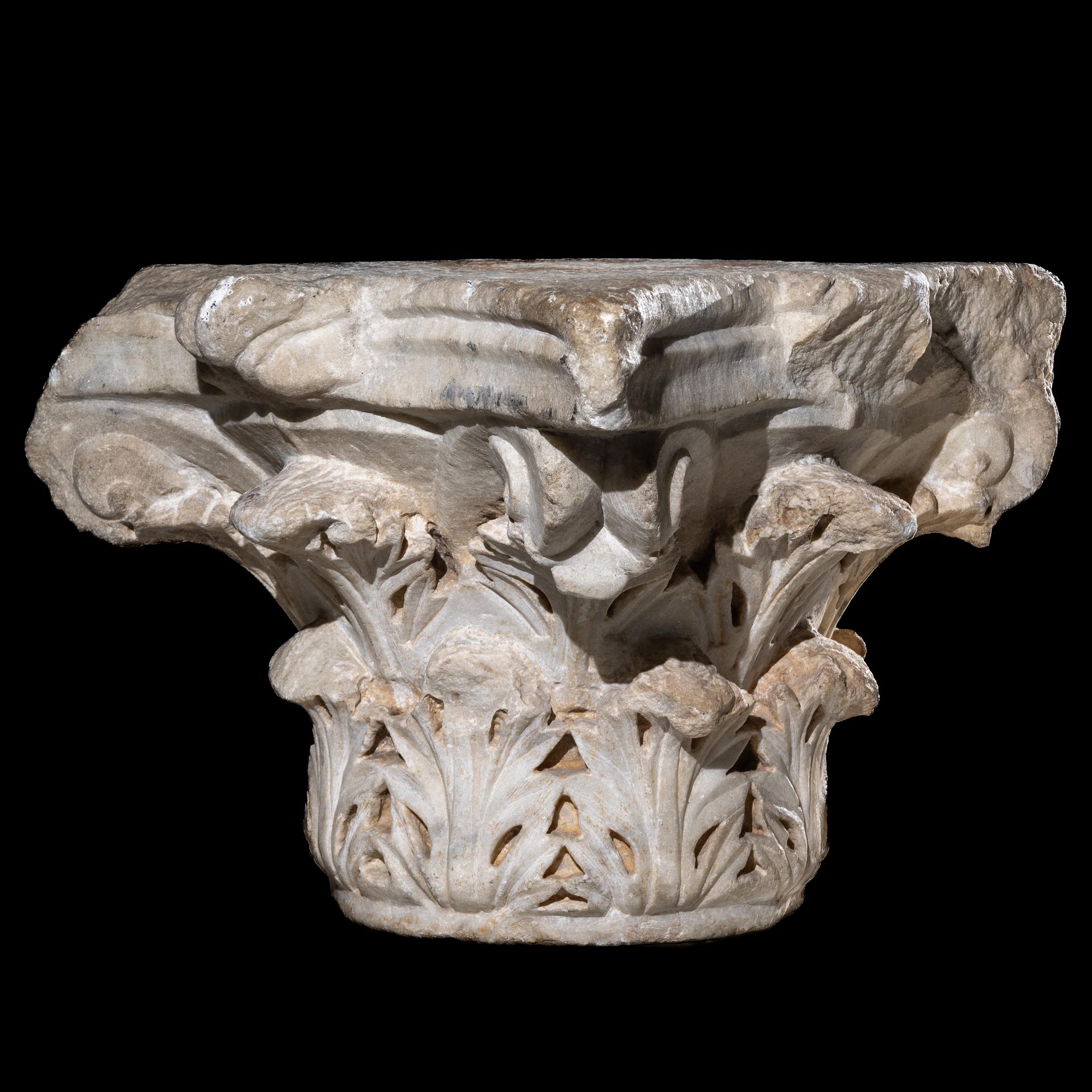 A Roman Marble Capital