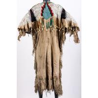 Nez Perce Pony Beaded Hide Dress