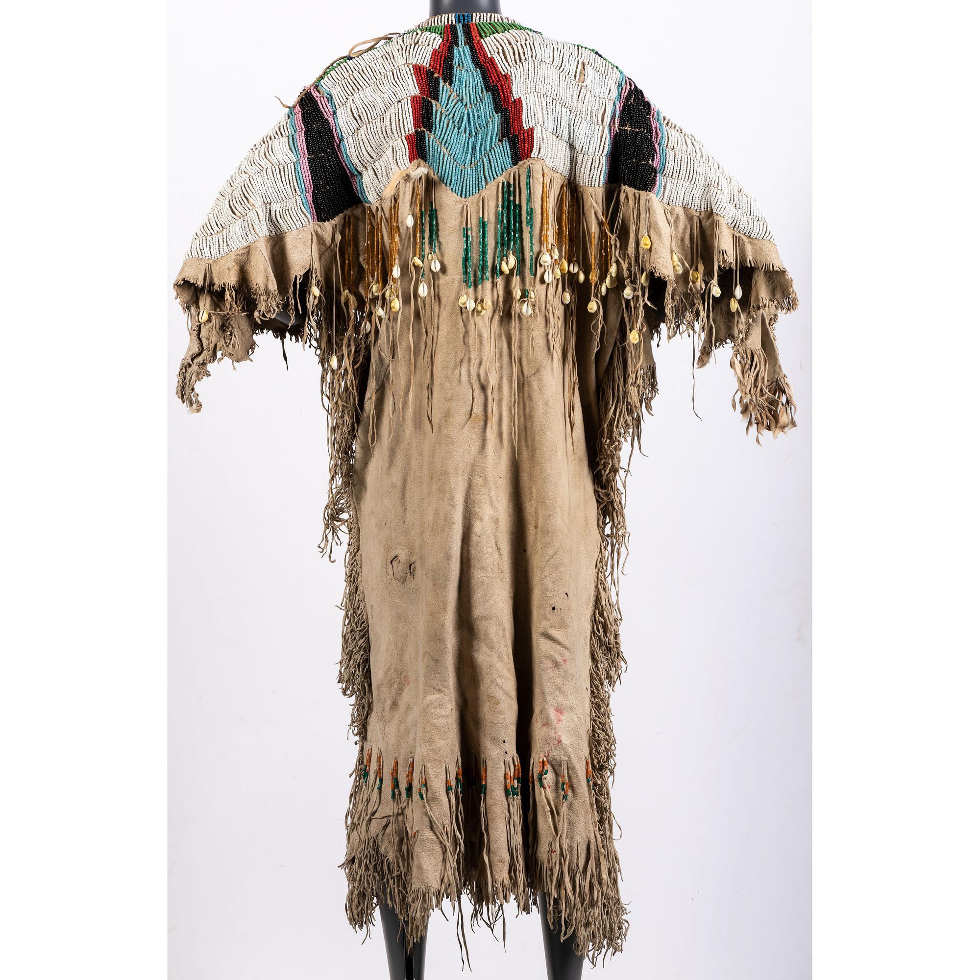 Nez Perce Pony Beaded Hide Dress