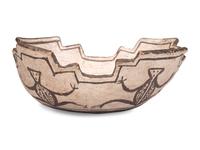 Zuni Pottery Jar, with Frogs and Tadpoles