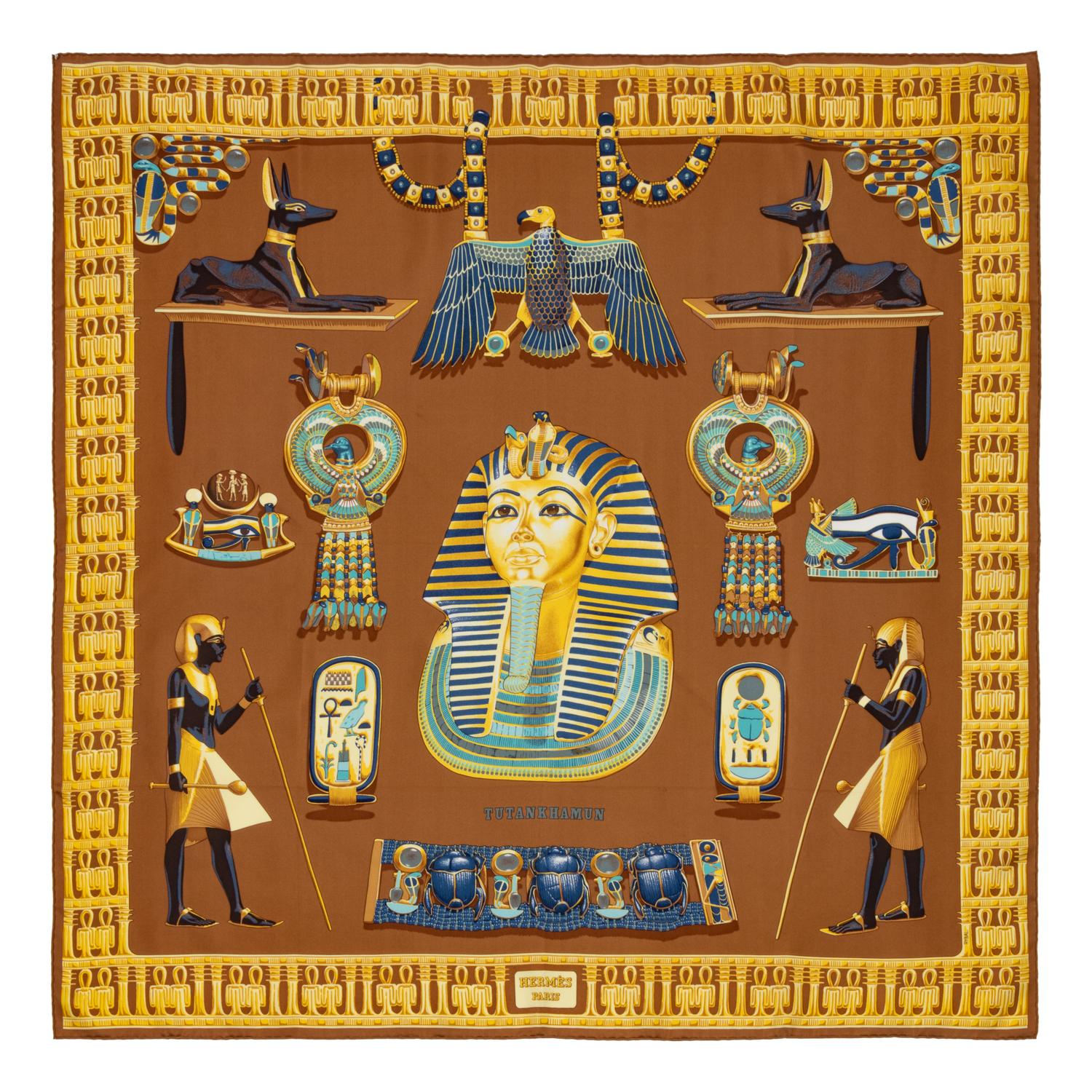 Two Hermès 90cm Silk Scarf, Carré