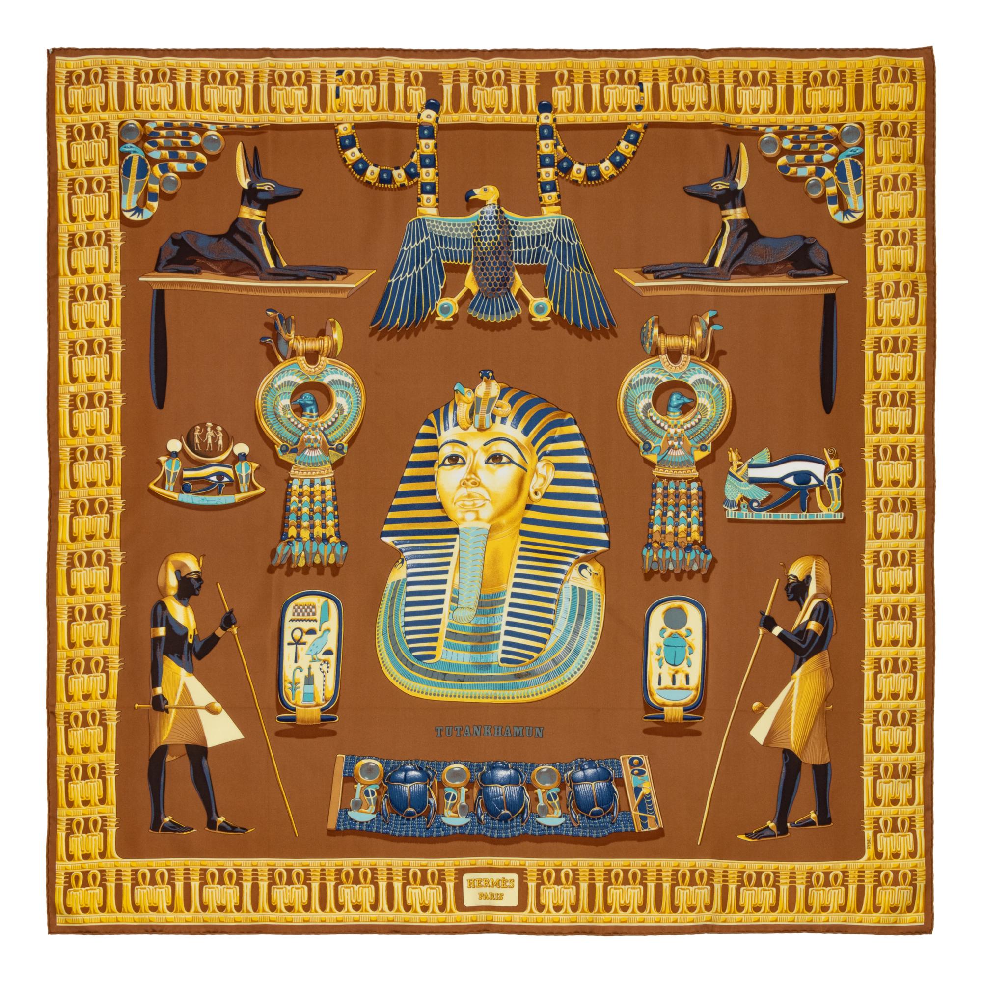Two Hermès 90cm Silk Scarf, Carré