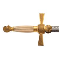 Ames Knight's Head Militia Style Sword Presented to 1st Sergeant (Lt.) Henry Parker - 33rd Mass Infantry - KIA at Resaca