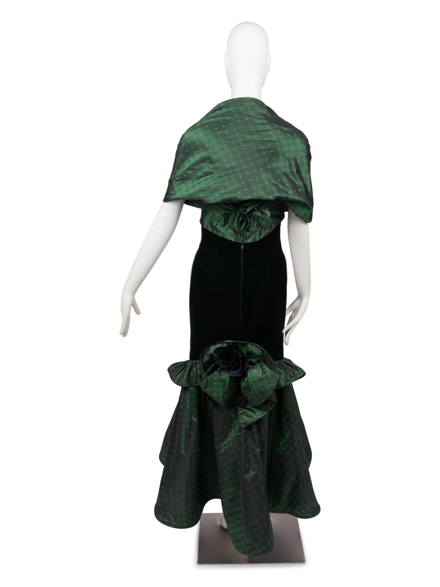 Nina Ricci Evening Dress with Stole, 1988
