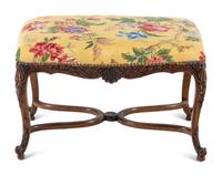 A Régence Style Walnut Bench