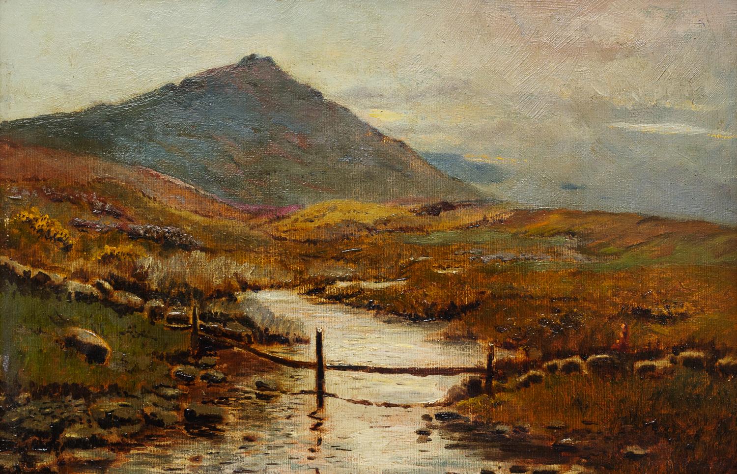 Alfred De Breanski, (British, 1852-1928), Two Works; Untitled (Scottish Landscape with Rushing River), and Scottish Landscape