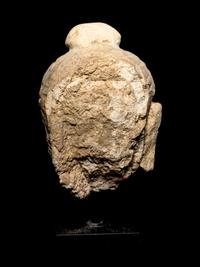 Three Gandharan Fragmentary Stucco Heads and One European Fragmentary Stucco Head