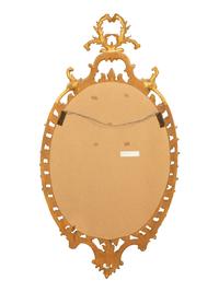 A Rococo Style Carved Giltwood Mirror