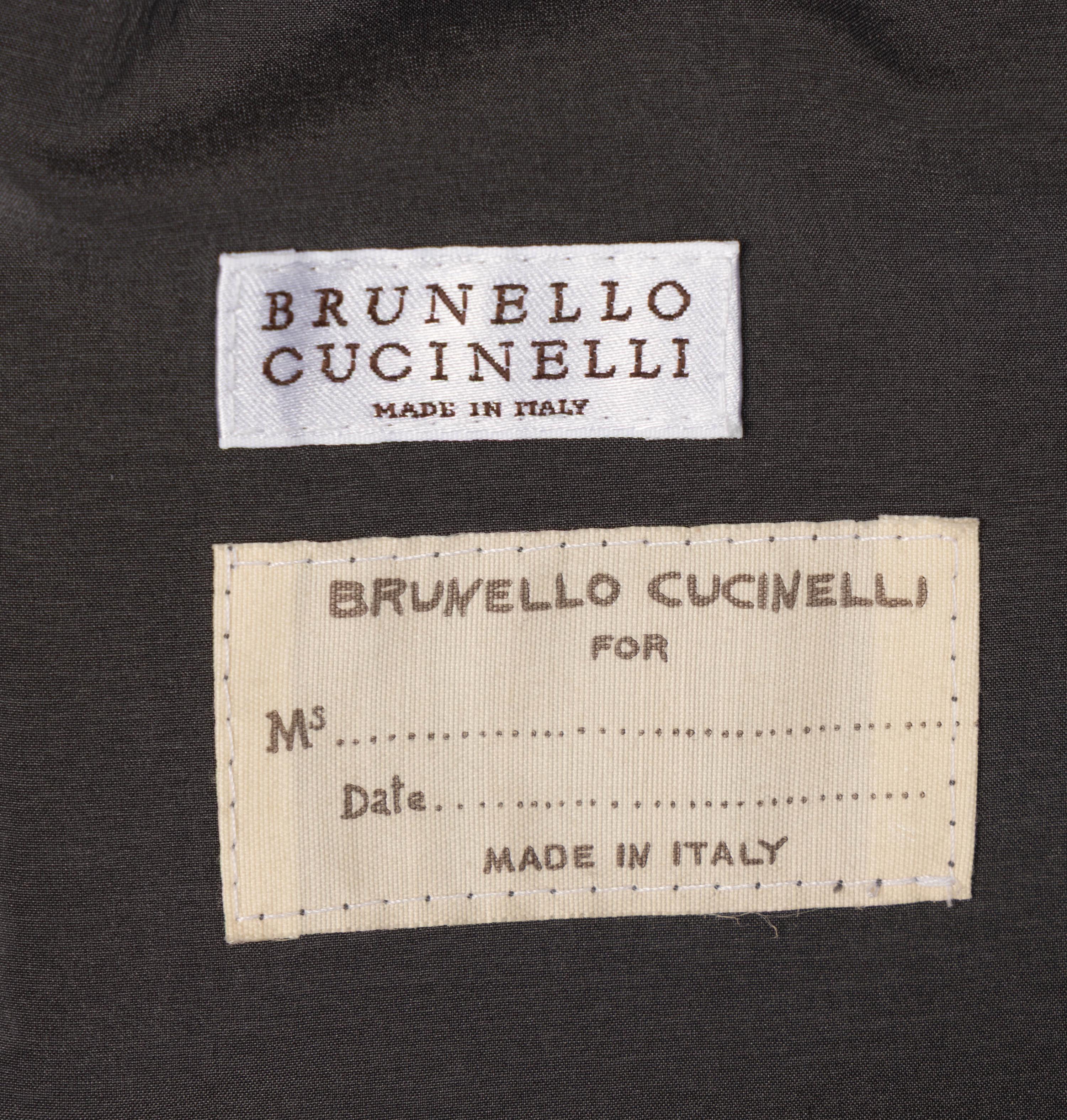 Brunello Cucinelli. Midnight Blue Snakeskin Vest