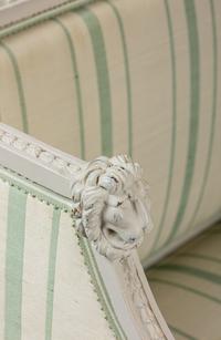 A Swedish Neoclassical Grey-Painted Sofa