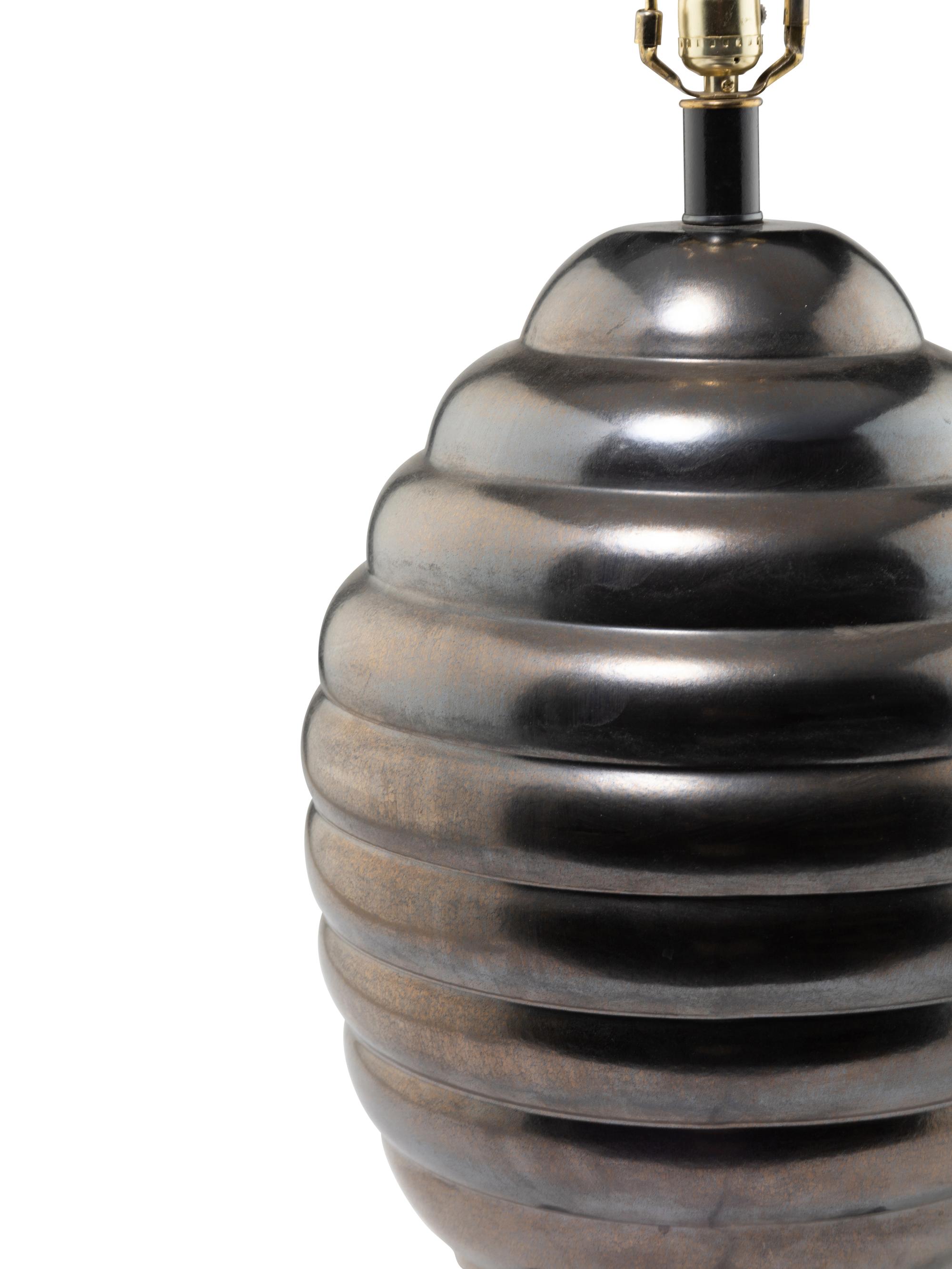 Monumental Beehive Table Lamp, c. 1970 Marbro Lighting Company