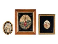 Three English Needlework Pictures