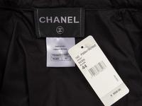 Chanel, Black Zip-Up Jacket & Cotton Blouse
