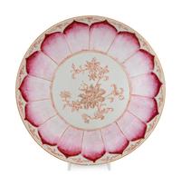 A Large Chinese Famille Rose Lotus Bowl