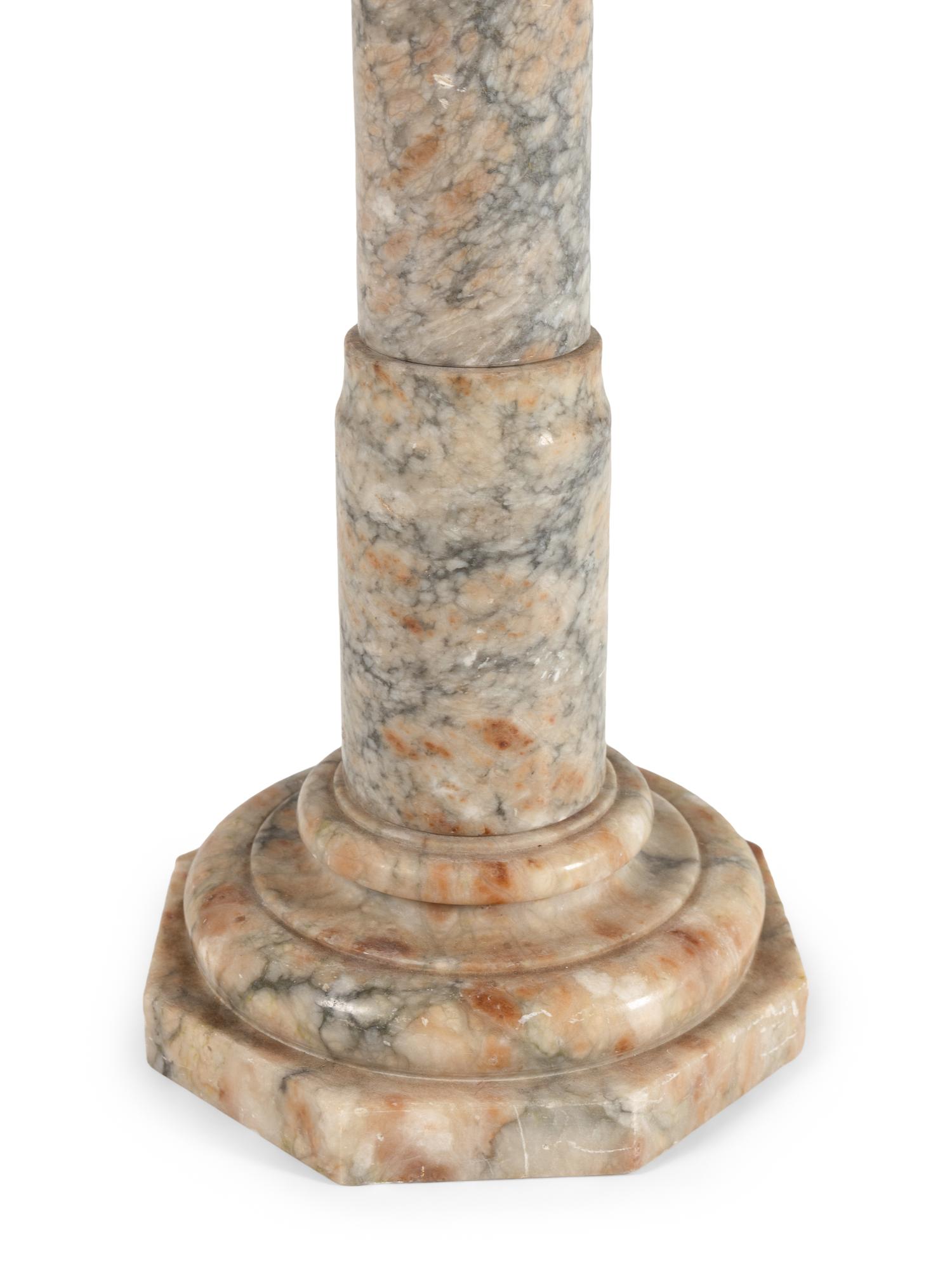 A Continental Marble Pedestal