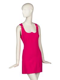 Versace, Hot Pink Safety Pin Dress