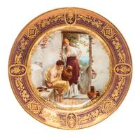 A Royal Vienna Cabinet Plate Diameter 9 5/8 inches.