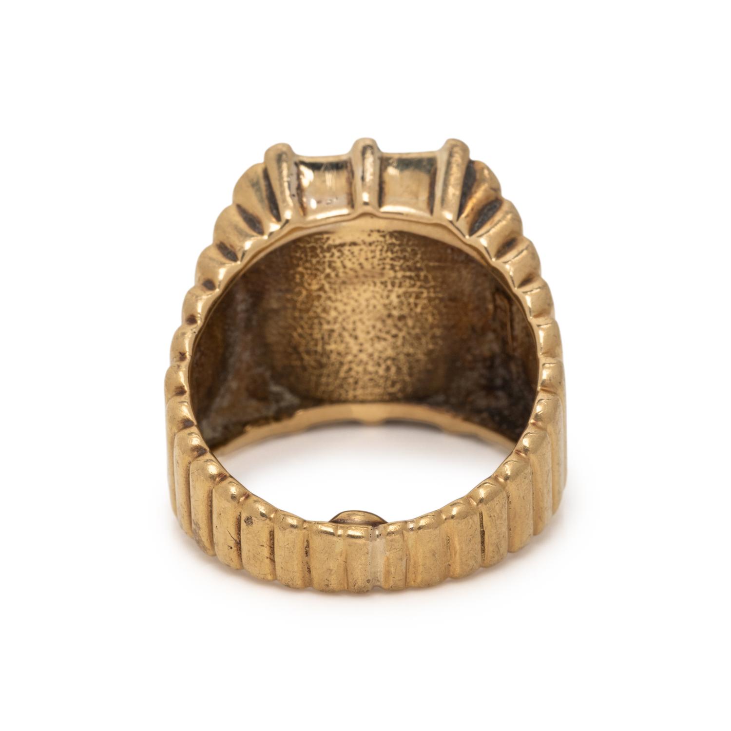 YELLOW GOLD RING