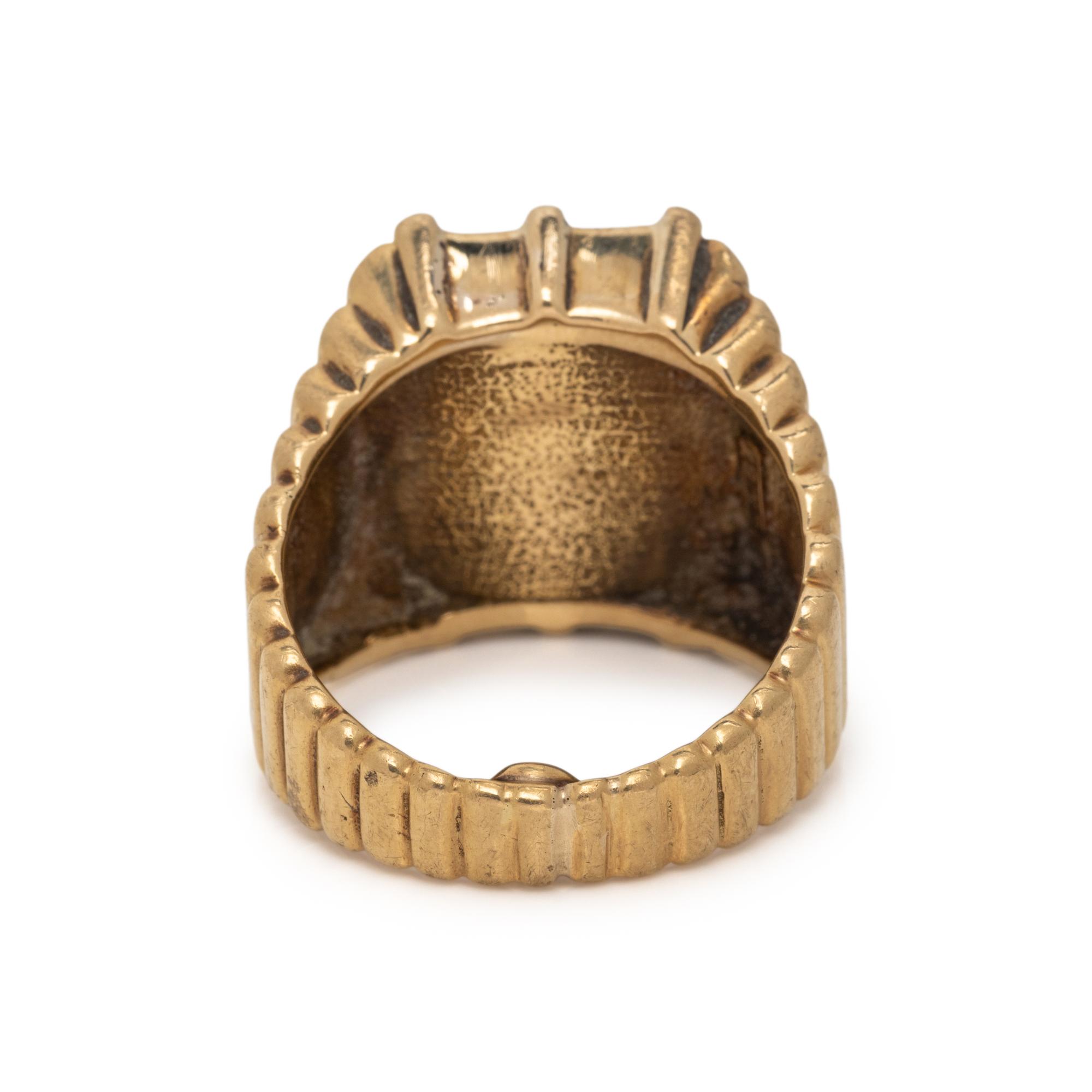 YELLOW GOLD RING