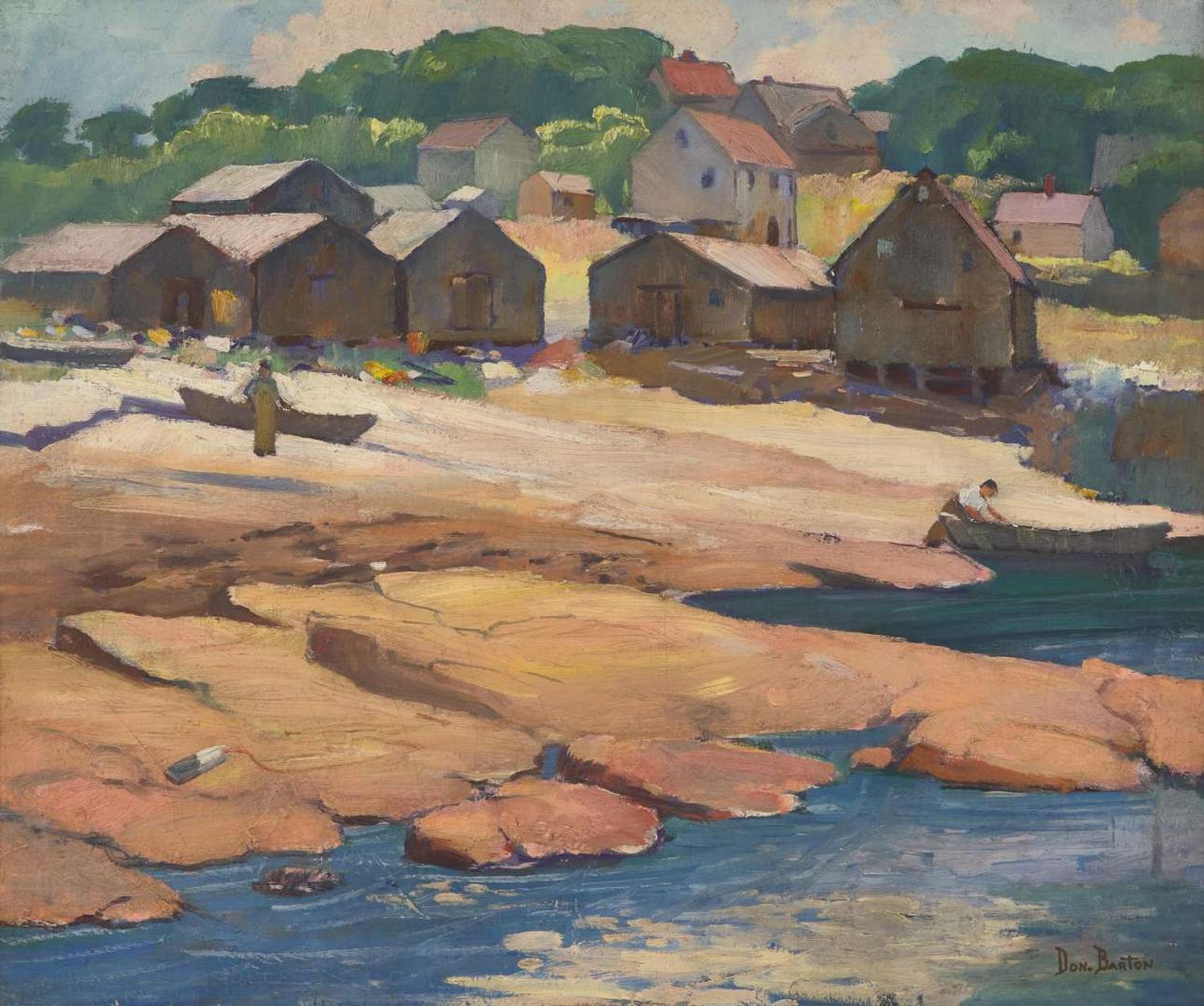 Donald Blagge Barton (American, 1903-1990) - Lanesville Cove, Gloucester