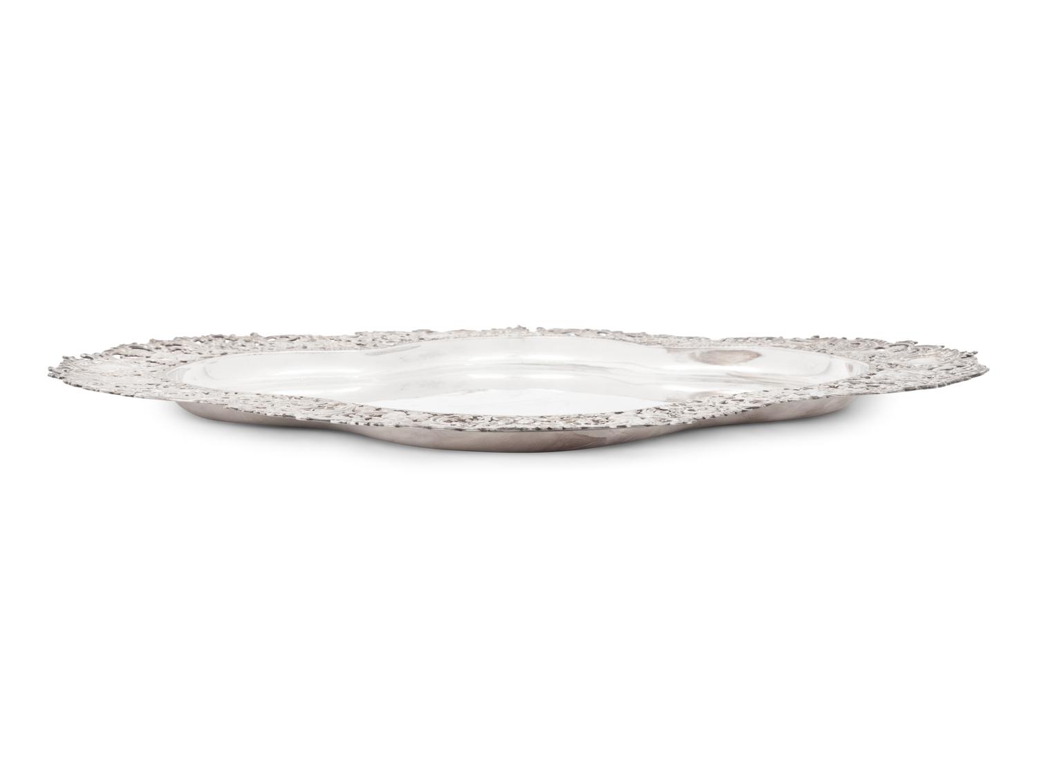 An American Silver Serving Dish