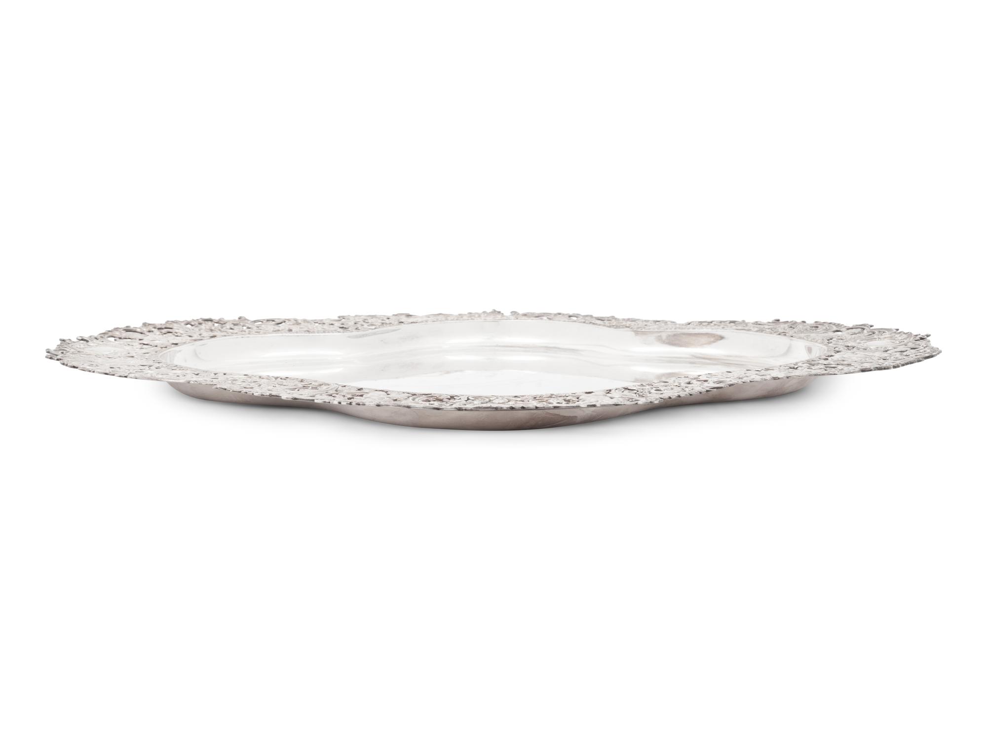 An American Silver Serving Dish
