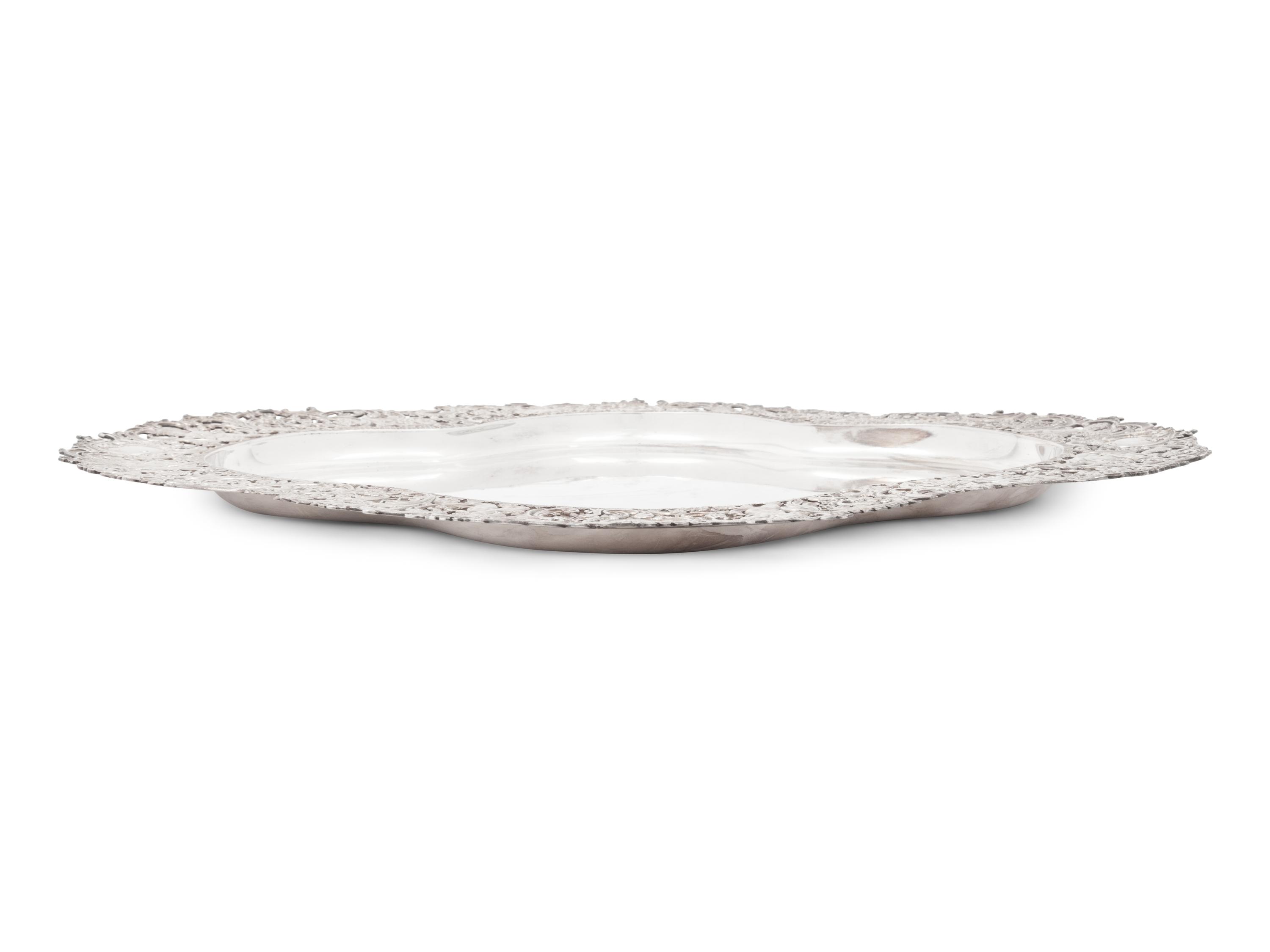 An American Silver Serving Dish