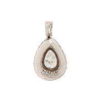 DIAMOND AND PLATINUM PENDANT