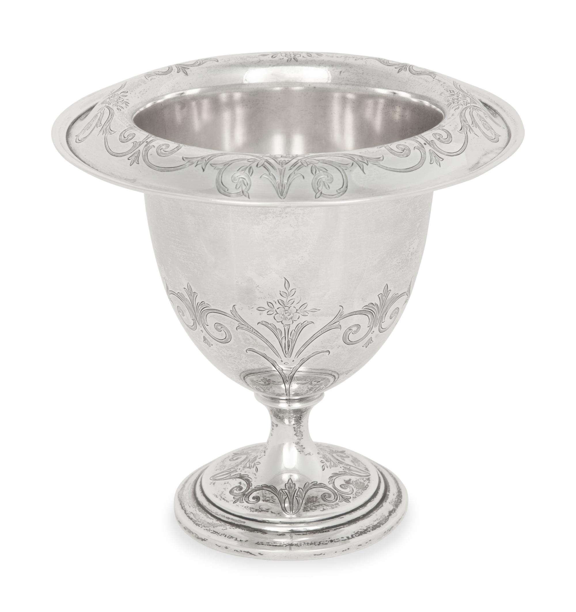 An American Silver Vase
