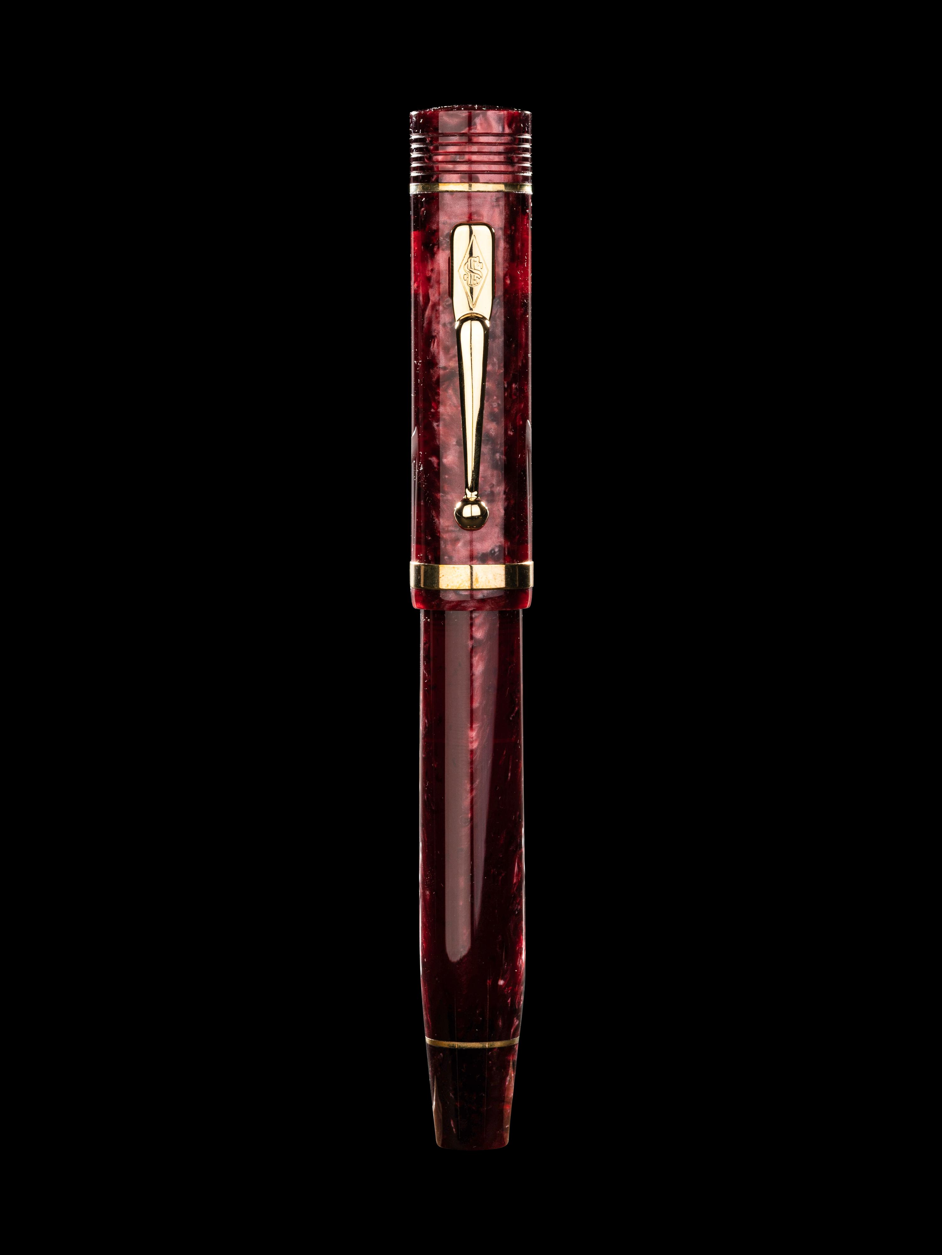 Conway Stewart: Churchill-Burgundy Limited Edition Ballpoint Pen