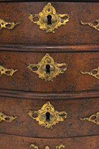 A Louis XV Style Walnut Diminutive Commode